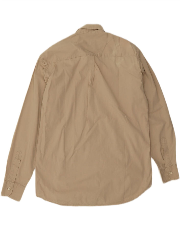 Carrera Mens Shirt Large Beige Cotton