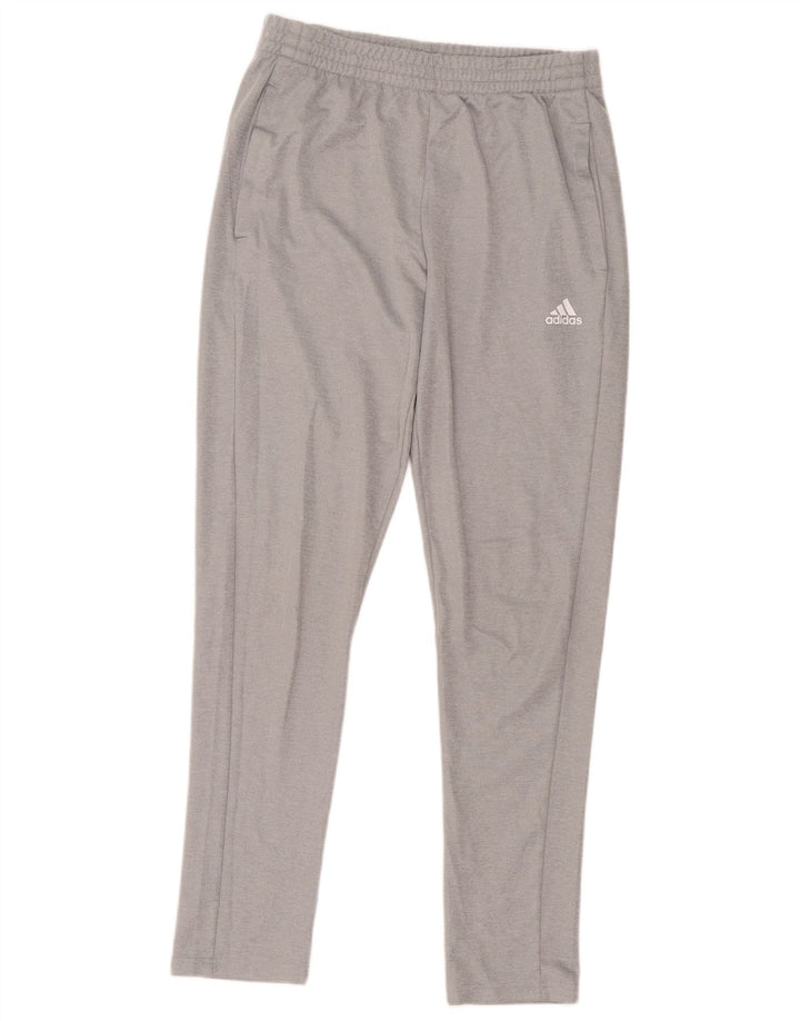 Adidas Womens Tracksuit Trousers Medium Grey Polyester