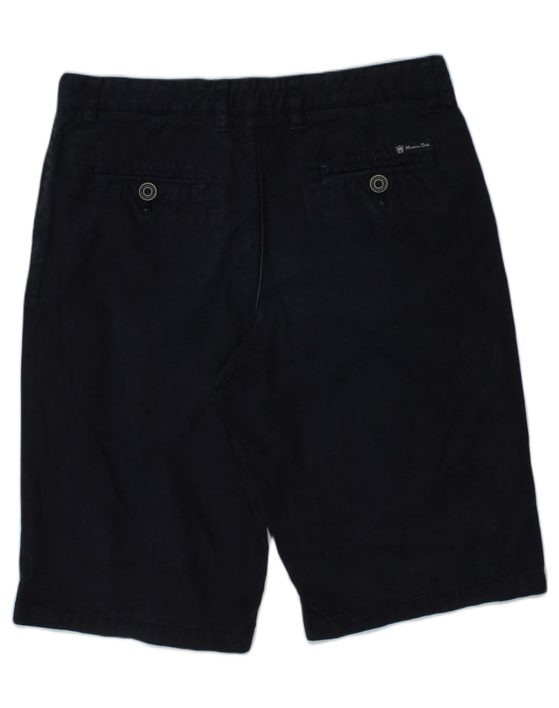 MASSIMO DUTTI Boys Chino Shorts 11-12 Years W 28 Navy Blue Cotton | Vintage Massimo Dutti | Thrift | Second-Hand Massimo Dutti | Used Clothing | Messina Hembry 