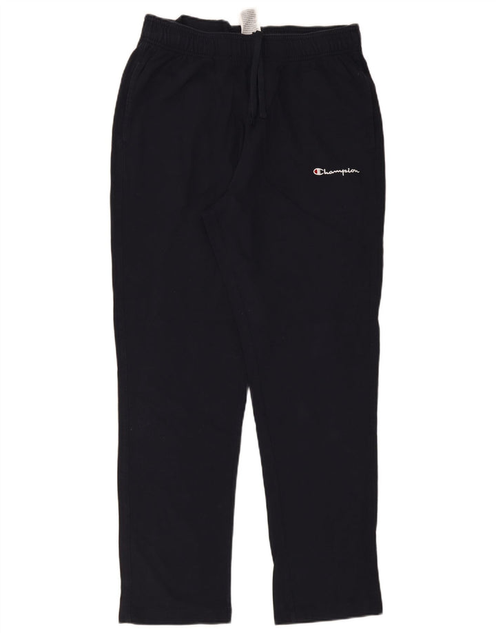 Champion Mens Tracksuit Trousers Medium Navy Blue Cotton