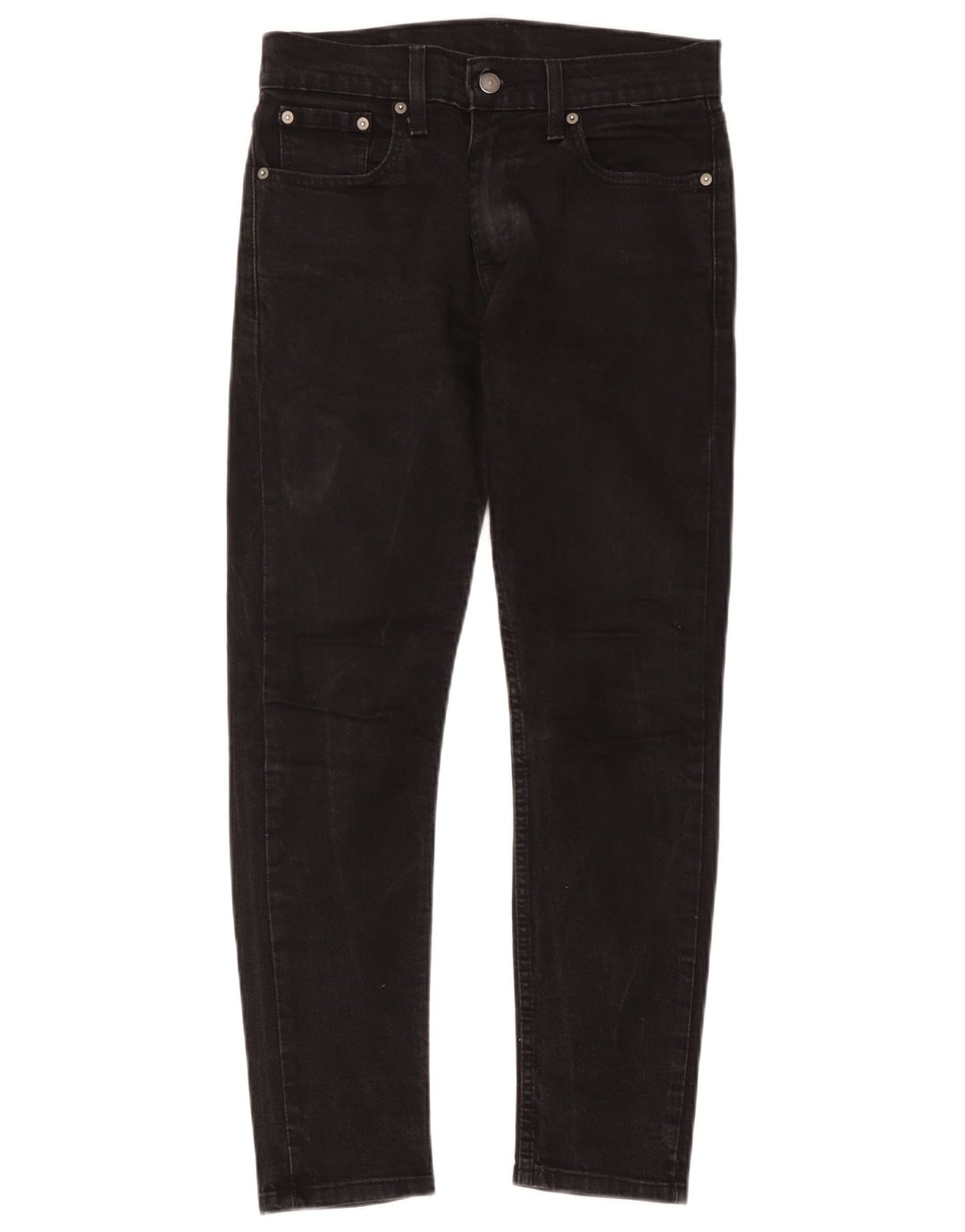 Levi's Mens 512 Slim Tapered Jeans W29 L30 Black Cotton