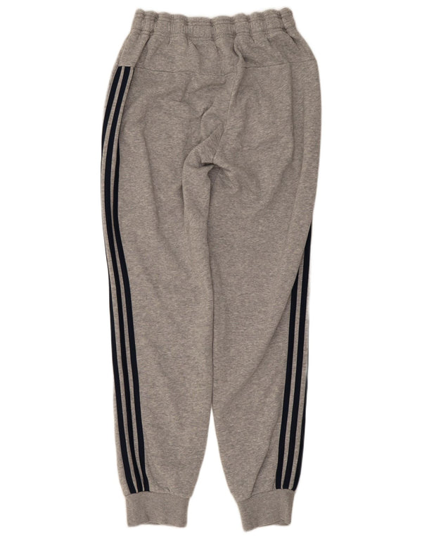 Adidas Womens Tracksuit Trousers Joggers UK 12/14 Medium Grey Flecked