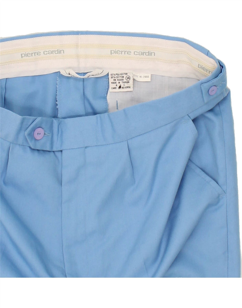 PIERRE CARDIN Womens Chino Shorts W34 Large Blue Cotton Vintage Pierre Cardin and Second-Hand Pierre Cardin from Messina Hembry 