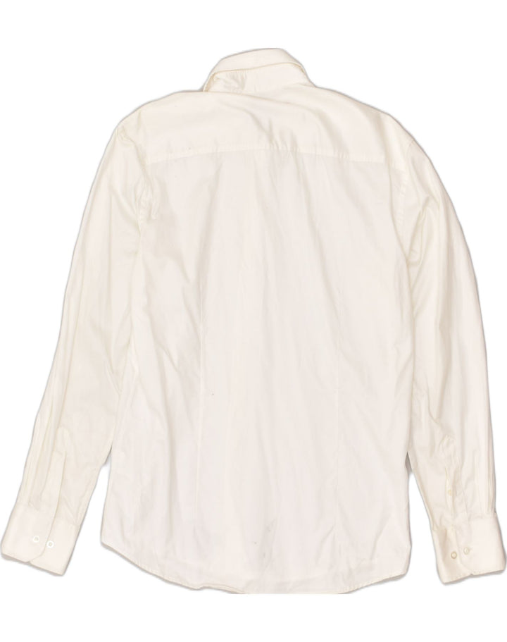 JACK & JONES Mens Shirt Large White Cotton | Vintage Jack & Jones | Thrift | Second-Hand Jack & Jones | Used Clothing | Messina Hembry 