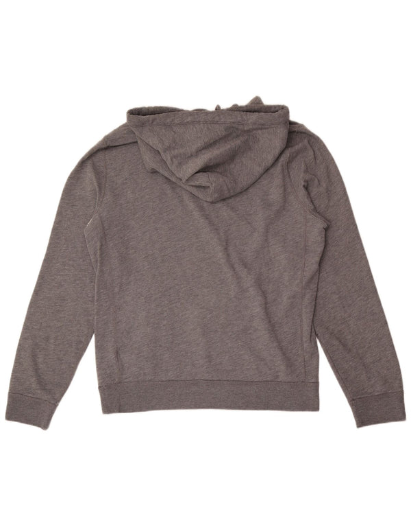 Abercrombie & Fitch Mens Muscle Graphic Hoodie Jumper Medium Grey Cotton