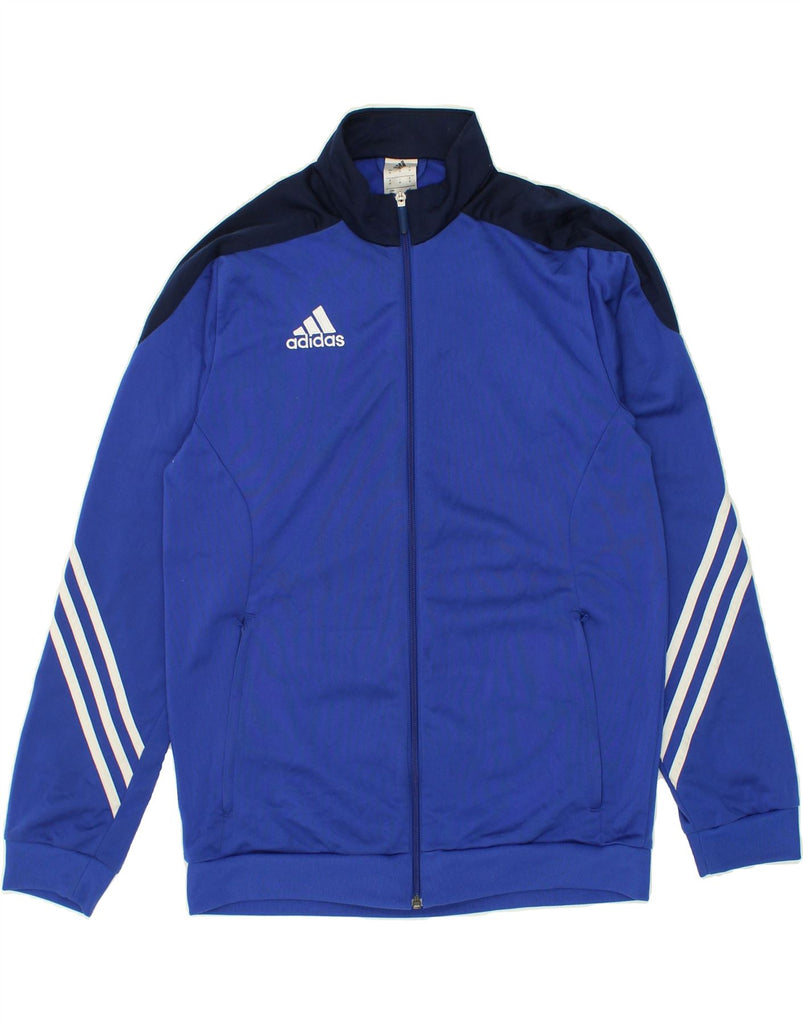 ADIDAS Mens Tracksuit Top Jacket Medium Navy Blue Colourblock Polyester | Vintage Adidas | Thrift | Second-Hand Adidas | Used Clothing | Messina Hembry 