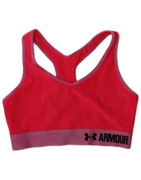 Under Armour Womens Graphic Sport Bra Top Small Red Sports