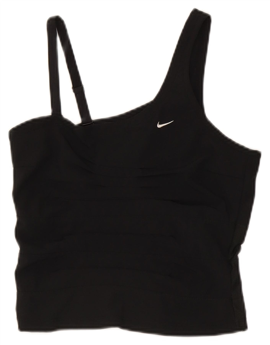 Nike Womens Crop Vest Top UK 8 Small Black
