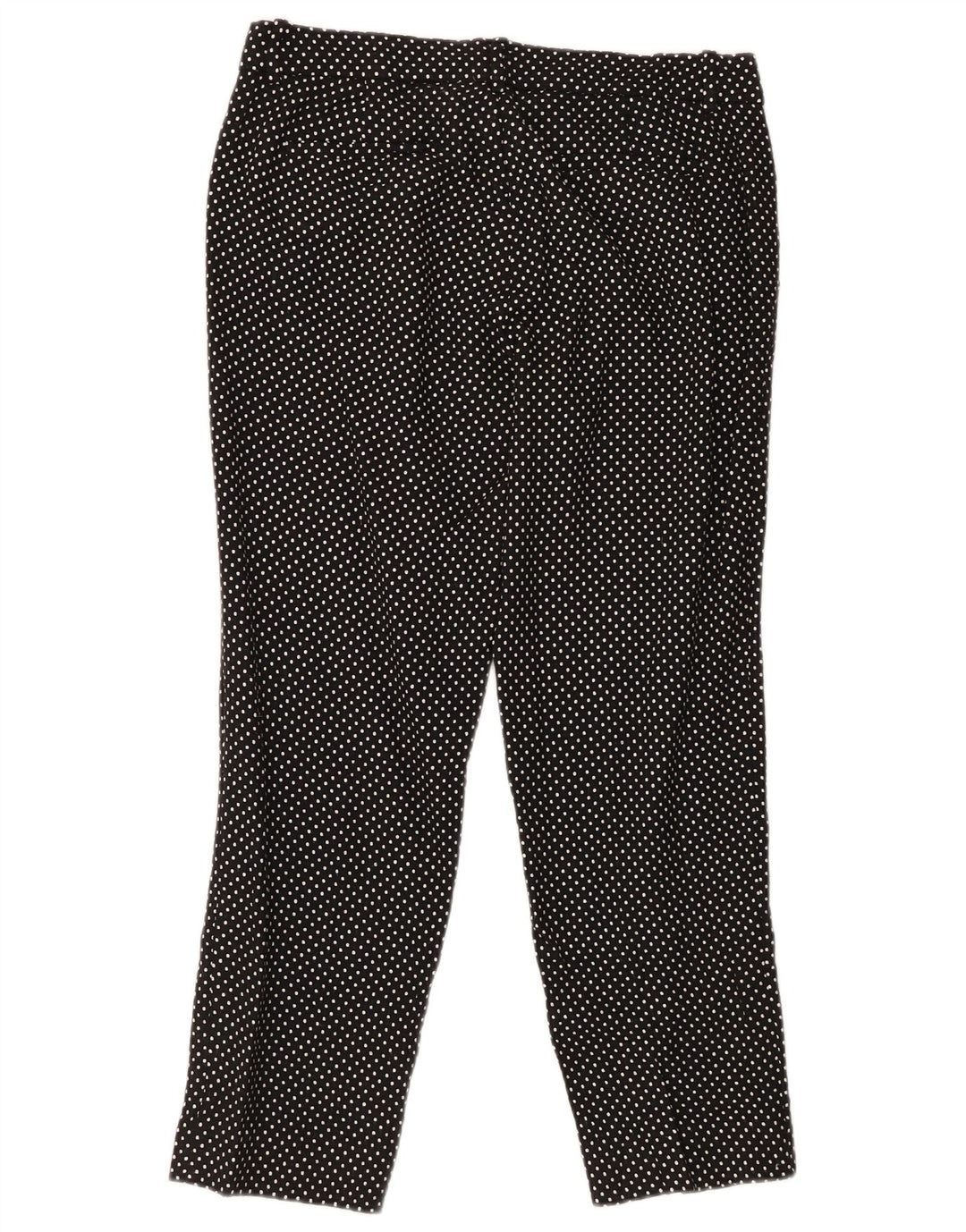 J. CREW Womens Slim Capri Trousers US 6 Medium W30 L25 Black Spotted