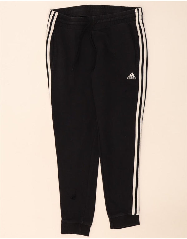 Adidas Womens Tracksuit Trousers Joggers UK 16/18 Large Black Cotton
