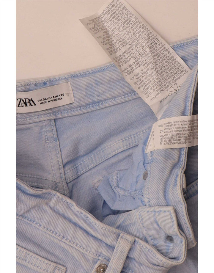 Zara Womens Bootcut Jeans EU 36 XS W26 L28 Blue Cotton