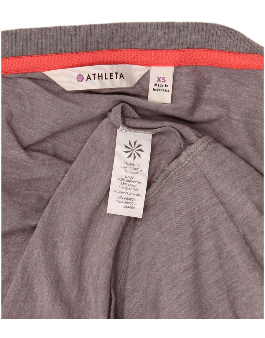 Athleta Womens Oversized Drop Waist Dress UK 6 XS Grey Polyester