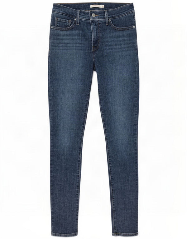 Levi's Womens 311 Shaping Skinny Jeans W26 L30 Blue Cotton