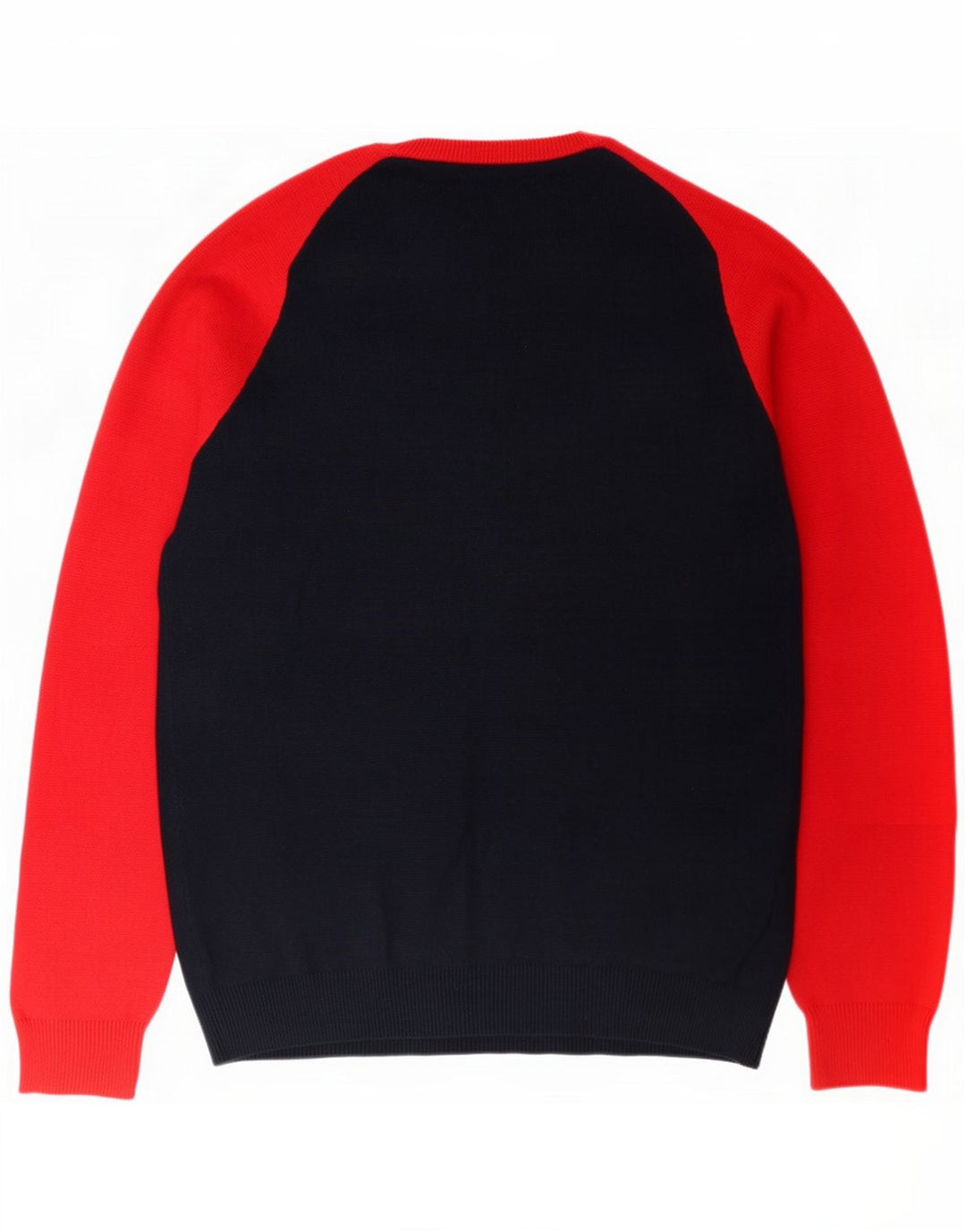 Jack Wills Mens Crew Neck Jumper Sweater Medium Navy Blue Colourblock