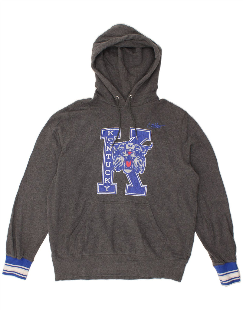 NIKE Mens Kentucky Wildcats Graphic Hoodie Jumper Large Grey Cotton | Vintage Nike | Thrift | Second-Hand Nike | Used Clothing | Messina Hembry 