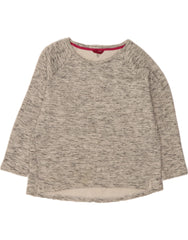 JOULES Womens Sweatshirt Jumper UK 16 Large Grey Flecked Cotton