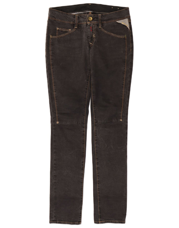 Replay Womens Slim Jeans W29 L34 Grey Cotton