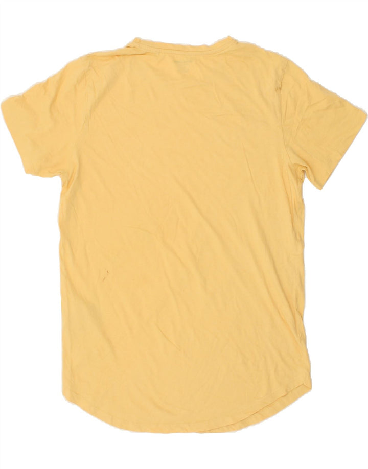 JACK & JONES Mens T-Shirt Top XL Yellow Cotton Vintage Jack & Jones and Second-Hand Jack & Jones from Messina Hembry 