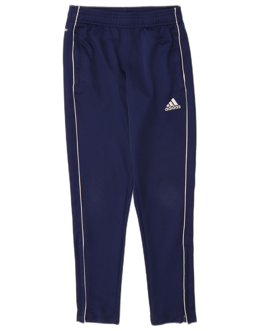 Adidas Boys Aeroready Tracksuit Trousers 9-10 Years  Navy Blue Polyester