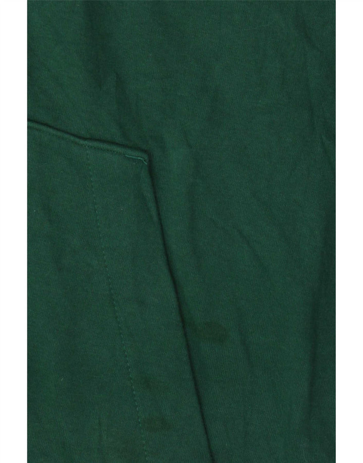 Adidas Mens Hoodie Jumper Large Green Cotton