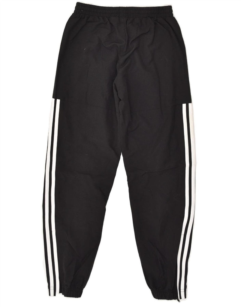 ADIDAS Boys Tracksuit Trousers Joggers 11-12 Years Black Polyester | Vintage Adidas | Thrift | Second-Hand Adidas | Used Clothing | Messina Hembry 