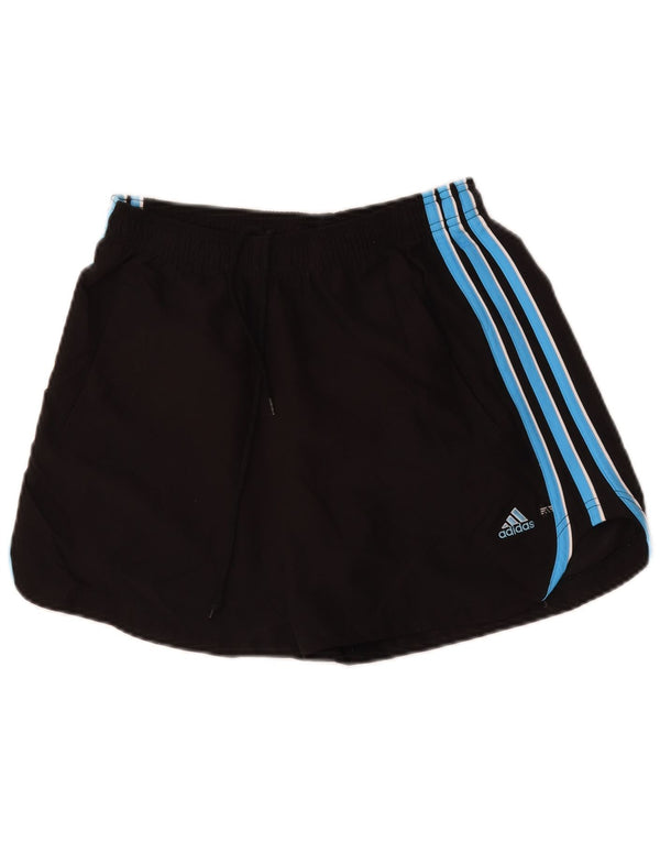 Adidas Womens Sport Shorts UK 16 Large Black Polyester
