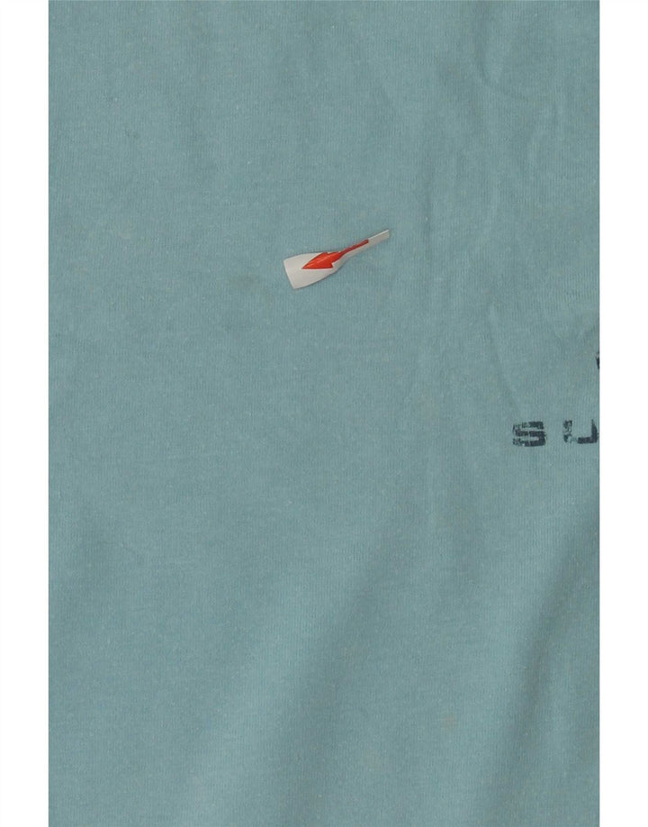 Murphy & Nye Mens Graphic T-Shirt Top Large Blue Cotton