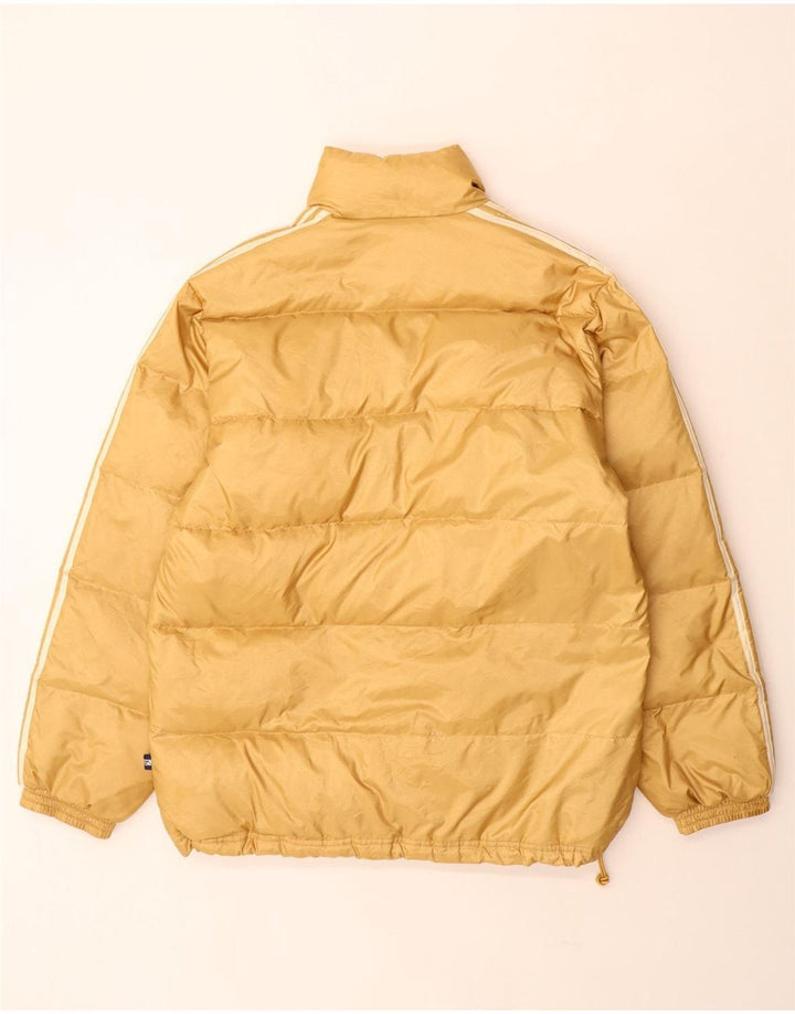 Adidas Boys Padded Jacket 15-16 Years Yellow Polyamide