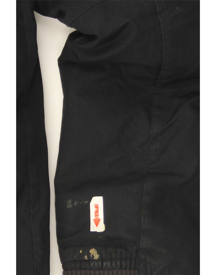Nike Mens Hooded Padded Jacket UK 38 Medium Black Colourblock Polyester