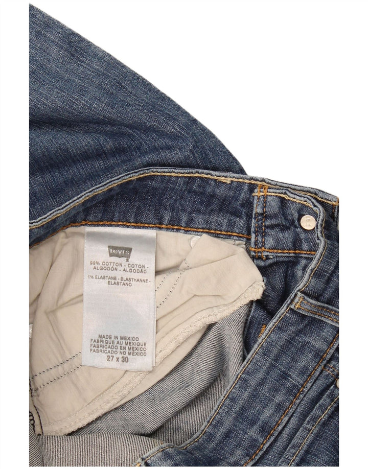 Levi's Womens Skinny Jeans W27 L30 Blue Cotton