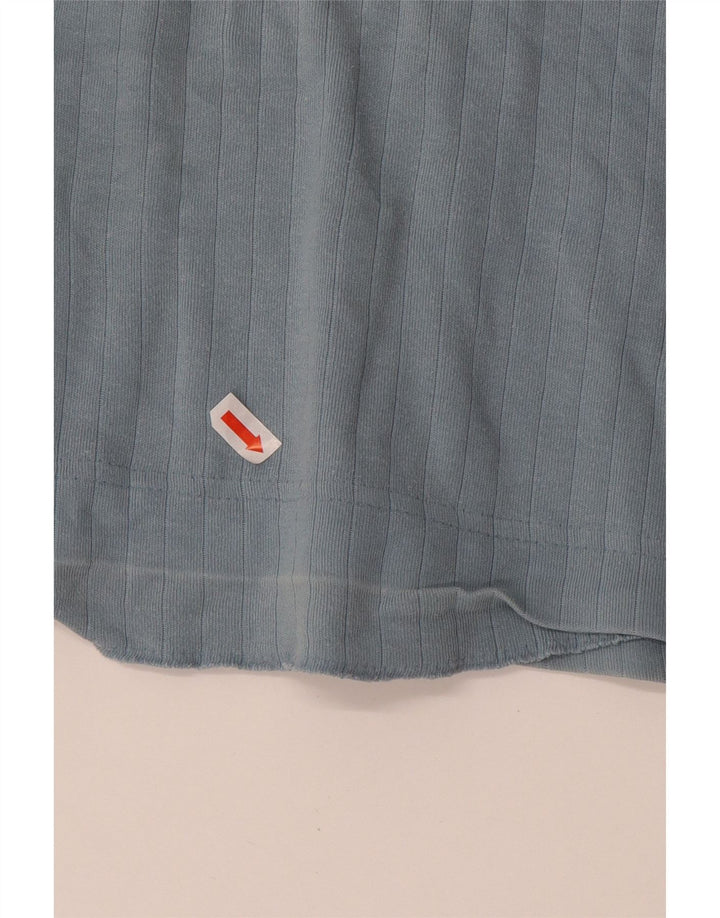 Kappa Mens T-Shirt Top Medium Blue Cotton