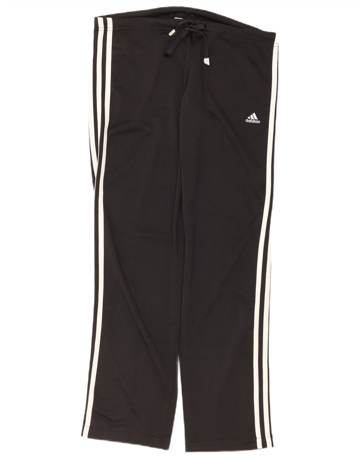 Adidas Mens Tracksuit Trousers UK 36/38 Small  Black Polyester