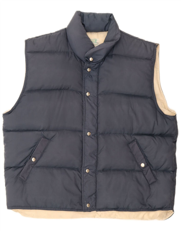 Rifle Mens Padded Gilet UK 42 XL Navy Blue