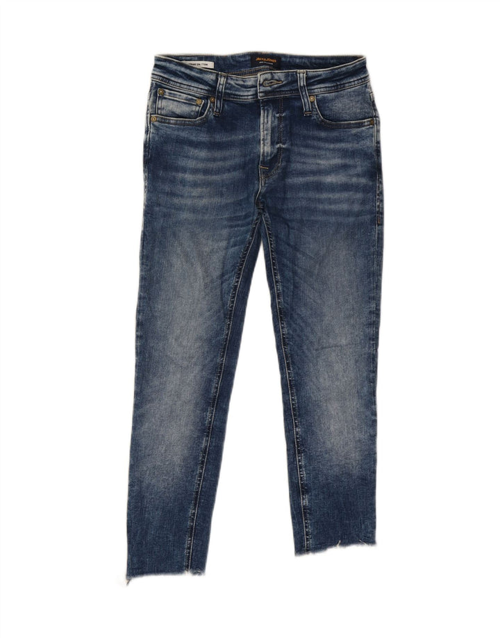 Jack & Jones Womens Slim Jeans W28 L23 Blue Cotton