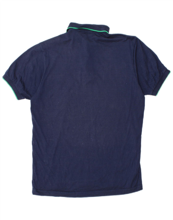 PAUL & SHARK Mens Polo Shirt Small Navy Blue Cotton