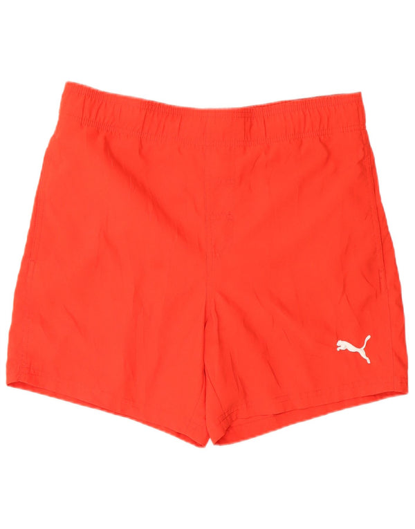 Puma Mens Swimming Shorts Small Red Polyester