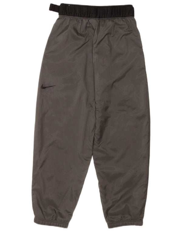 Nike Womens Tracksuit Trousers Joggers UK 4 XS Grey Polyester