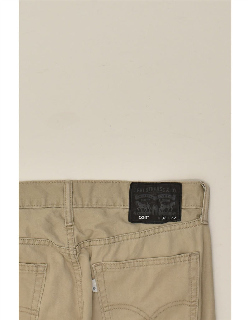 LEVI'S Mens 514 Straight Casual Trousers W32 L32  Beige Cotton | Vintage Levi's | Thrift | Second-Hand Levi's | Used Clothing | Messina Hembry 