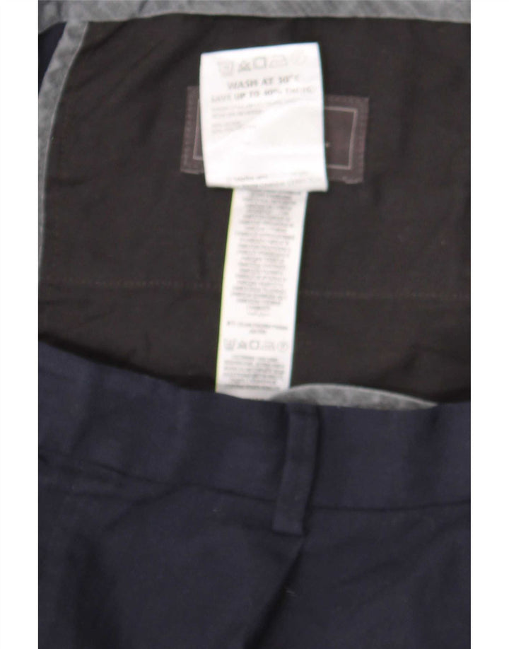 Marks & Spencer Mens Regular Fit Suit Trousers W36 L31 Navy Blue Wool