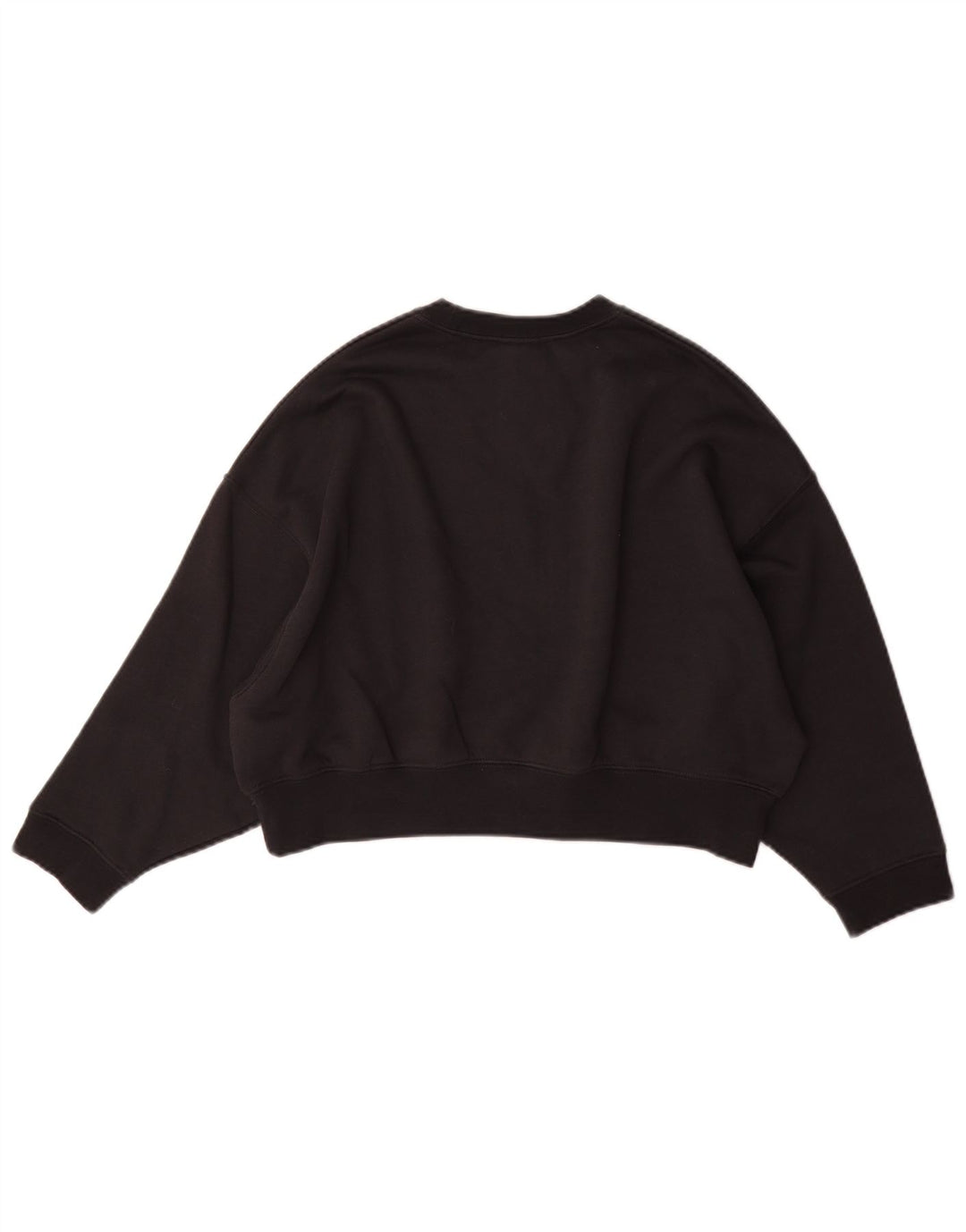 Nike Girls Oversized Graphic Sweatshirt Jumper 10-11 Years Medium Black