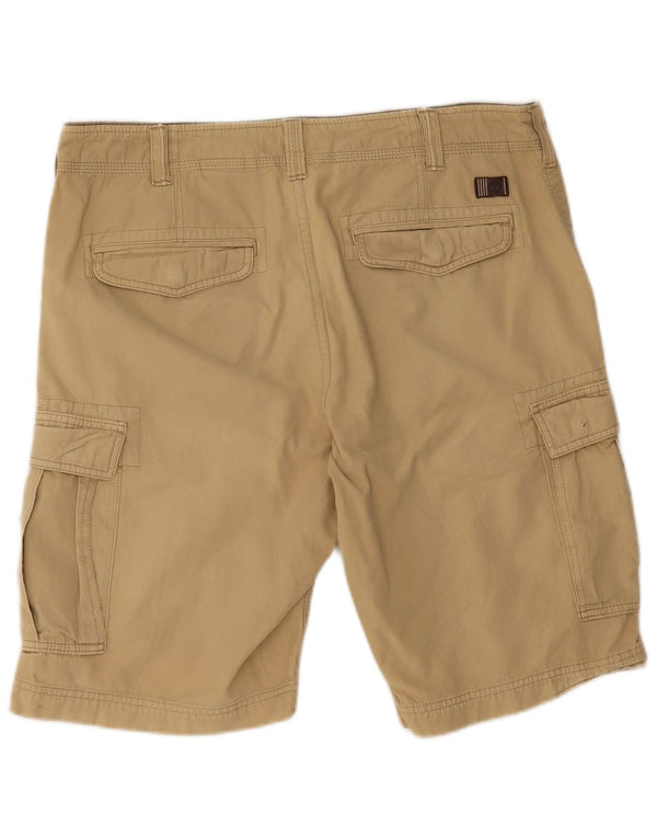 Timberland Mens Earthkeepers Cargo Shorts W34 Large Beige Cotton