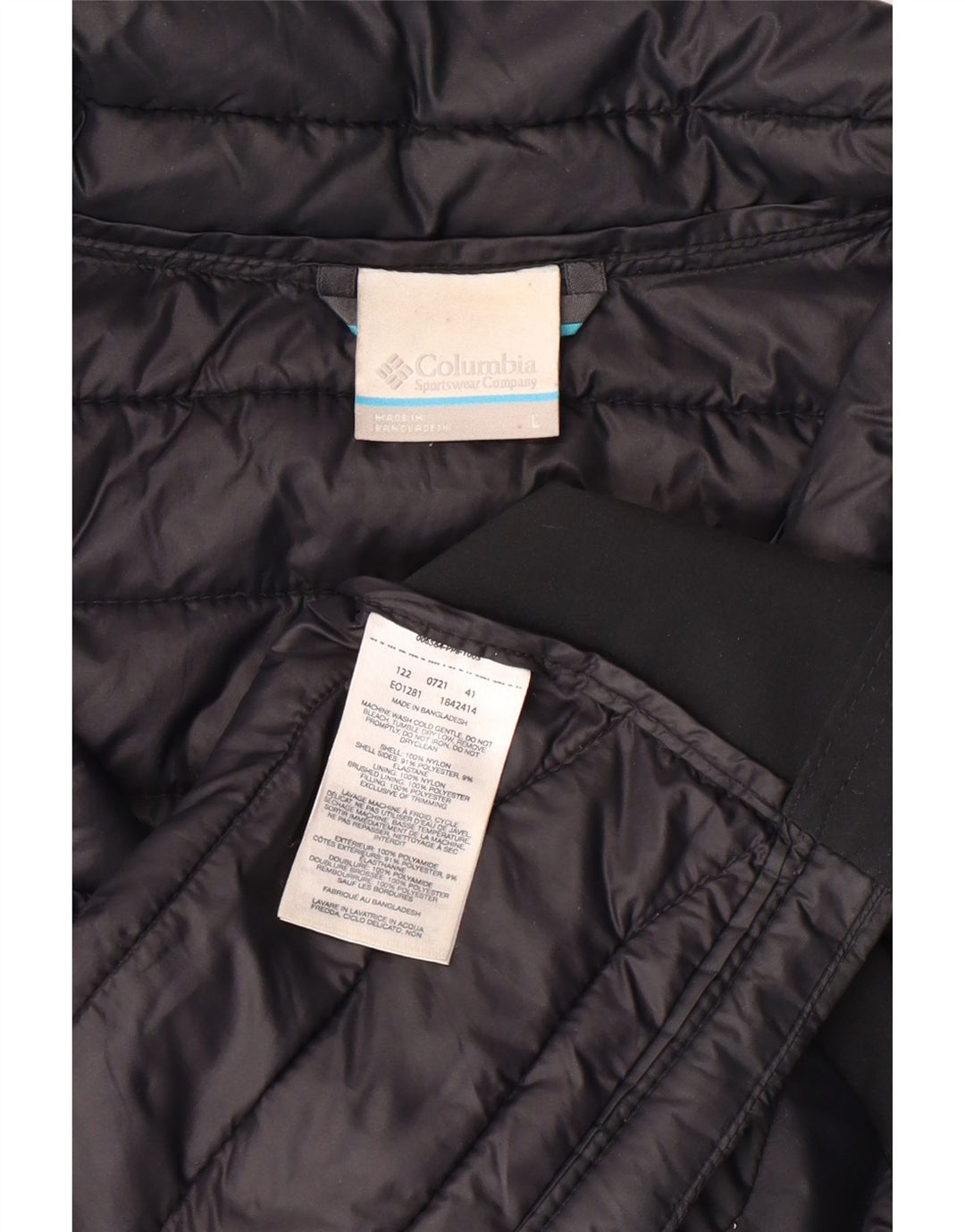 COLUMBIA Mens Padded Gilet UK 40 Large Black Nylon