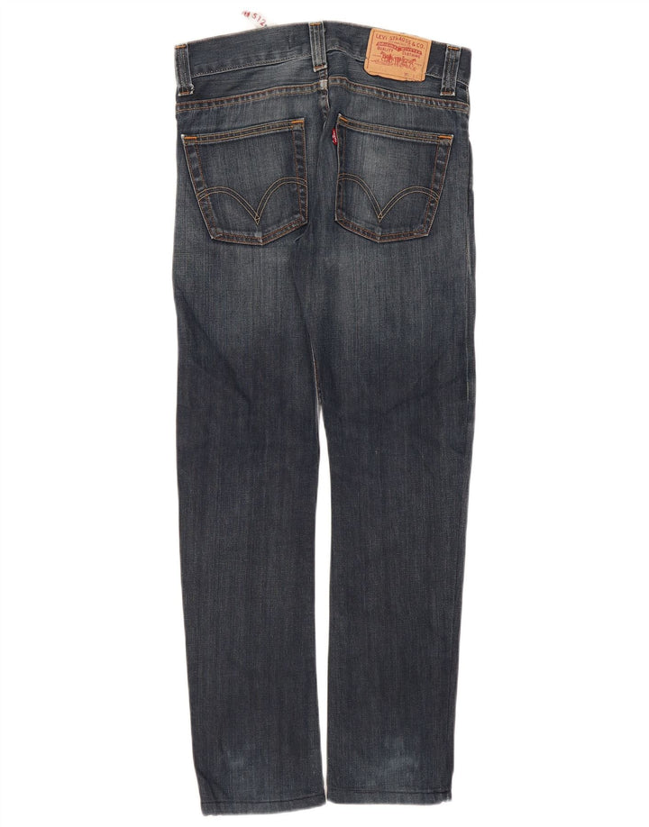Levi's Womens 512 Bootcut Jeans W32 L32 Navy Blue