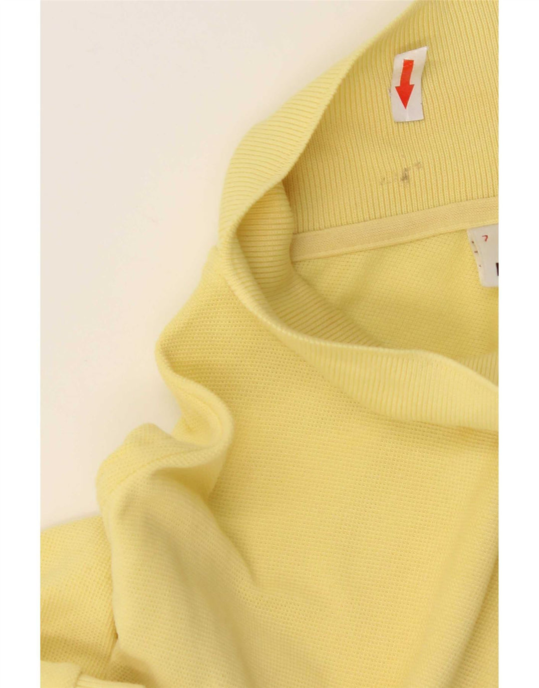 Lacoste Mens Polo Shirt Size 7 2XL Yellow Cotton