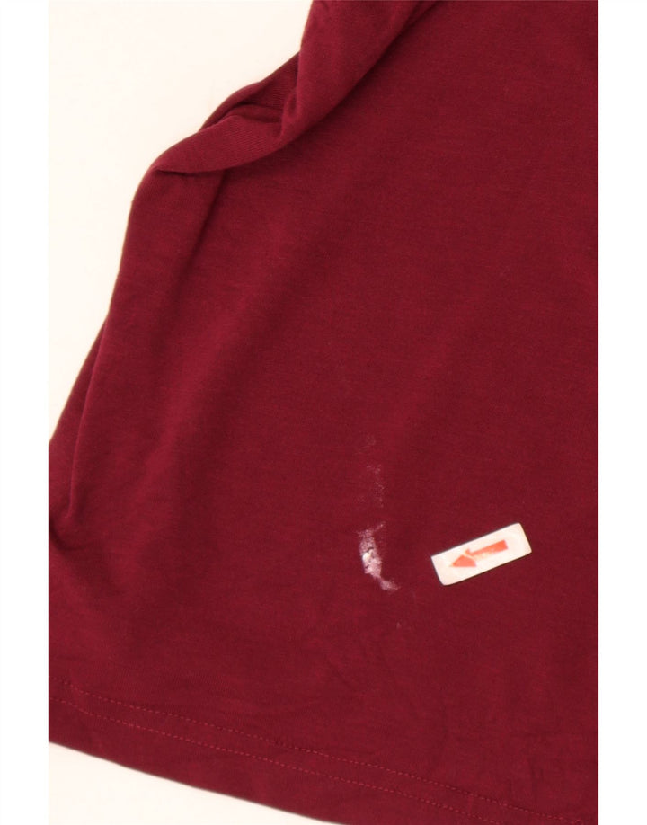 Under Armour Mens Graphic Top Long Sleeve XL Burgundy Polyester