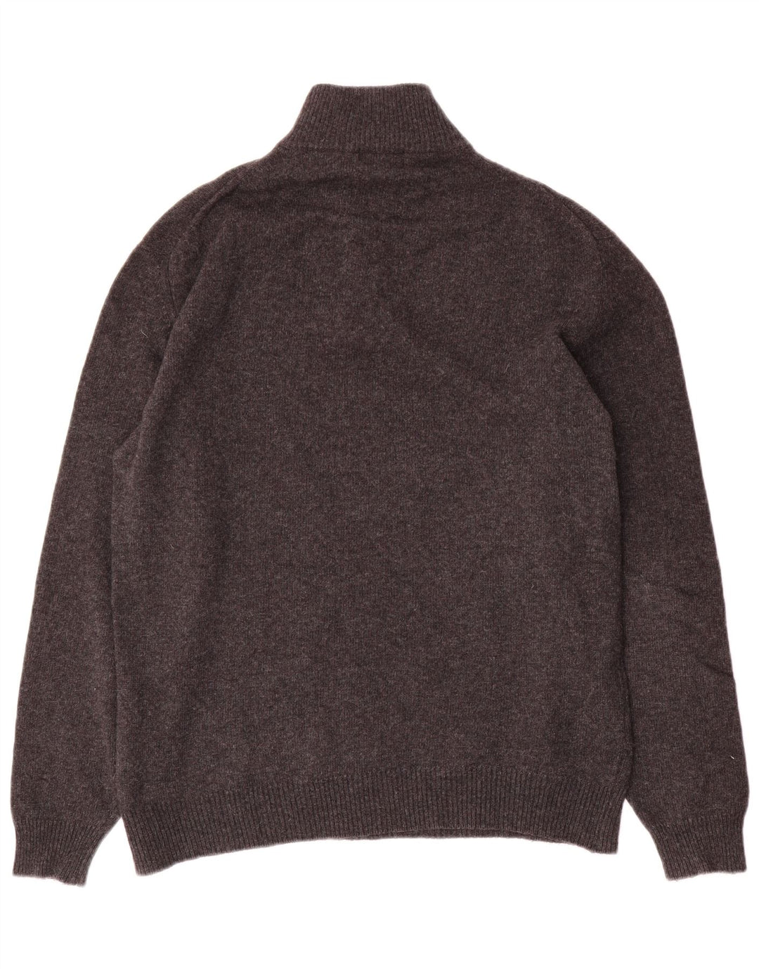 Fila Mens Zip Neck Jumper Sweater Medium Grey Wool