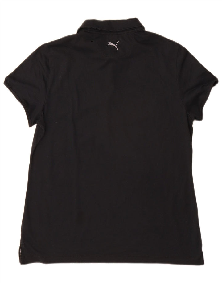 Puma Womens Polo Shirt UK 16 Large  Black