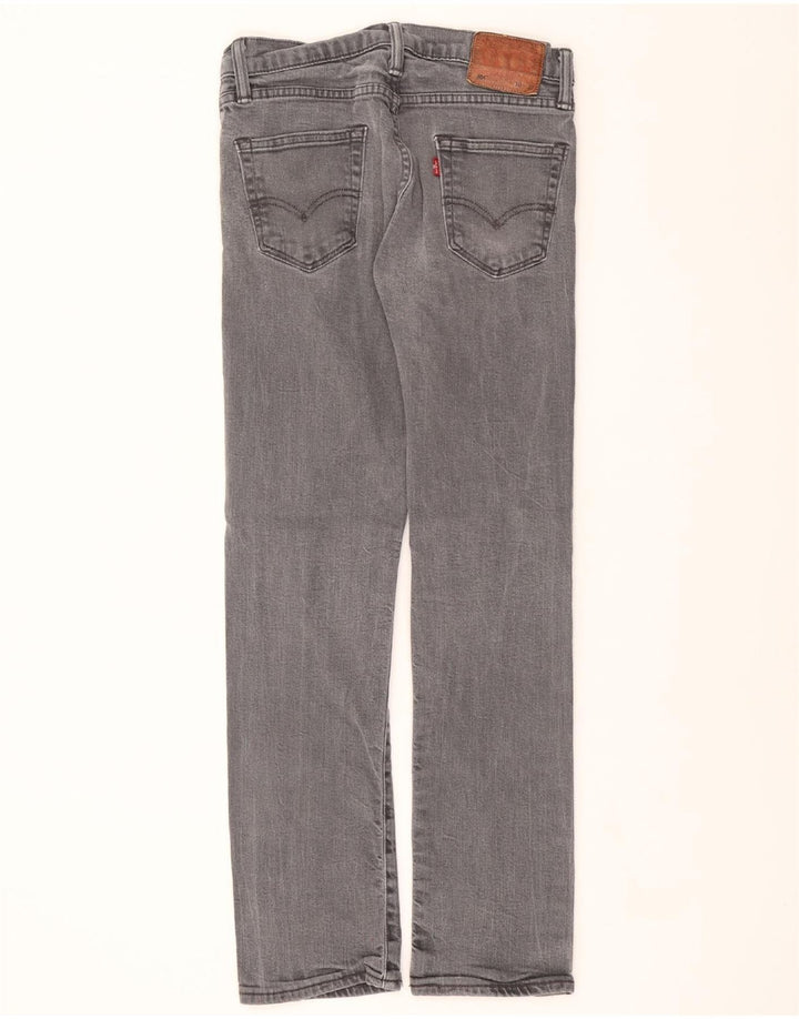 LEVI'S Womens 504 Straight Jeans W30 L32 Grey Cotton Vintage Levi's and Second-Hand Levi's from Messina Hembry 