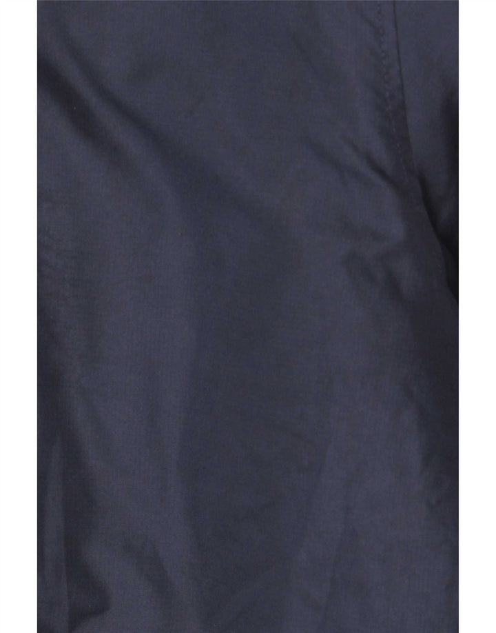 Asics Mens Padded Jacket UK 34 XS Navy Blue Colourblock Polyester