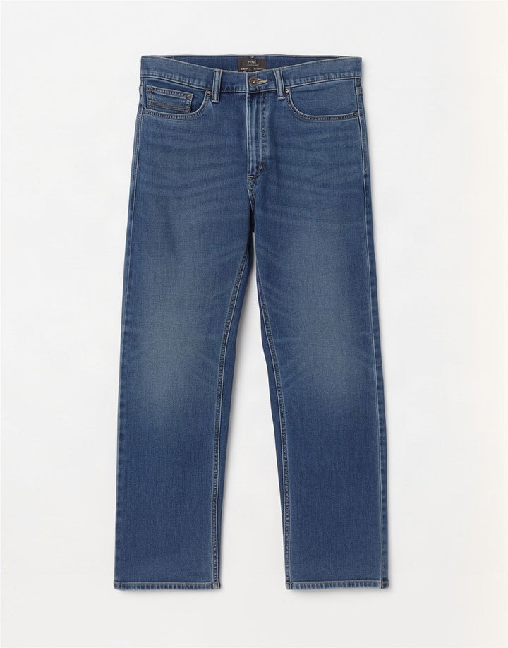 Marks & Spencer Mens Straight Jeans W32 L29 Blue Cotton